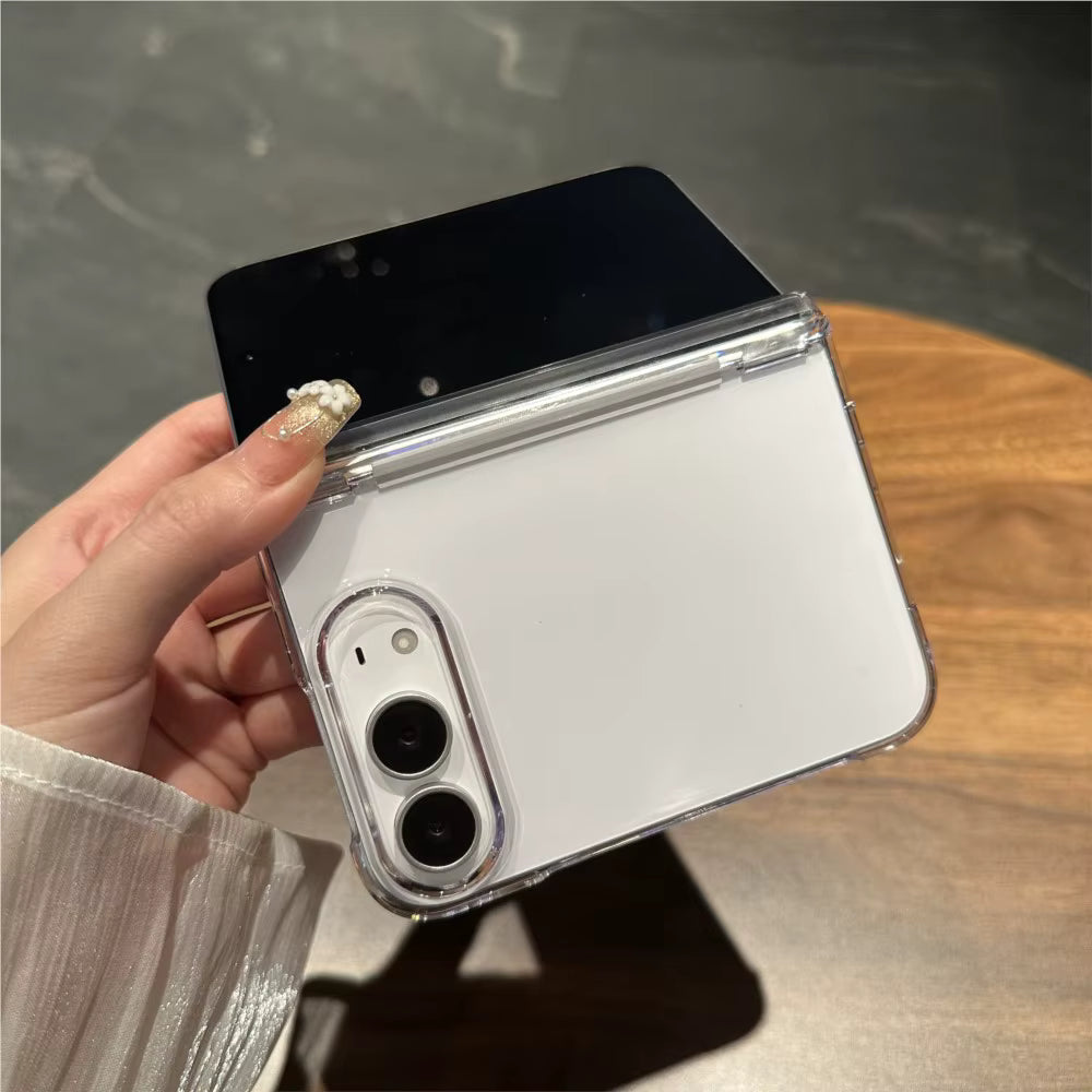 Ultra Thin Transparent Phone Case for Folding Smartphones, Shockproof 4