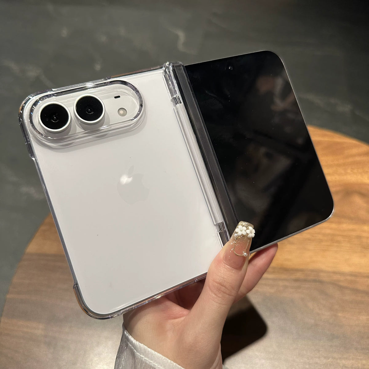 Ultra Thin Transparent Phone Case for Folding Smartphones, Shockproof 6