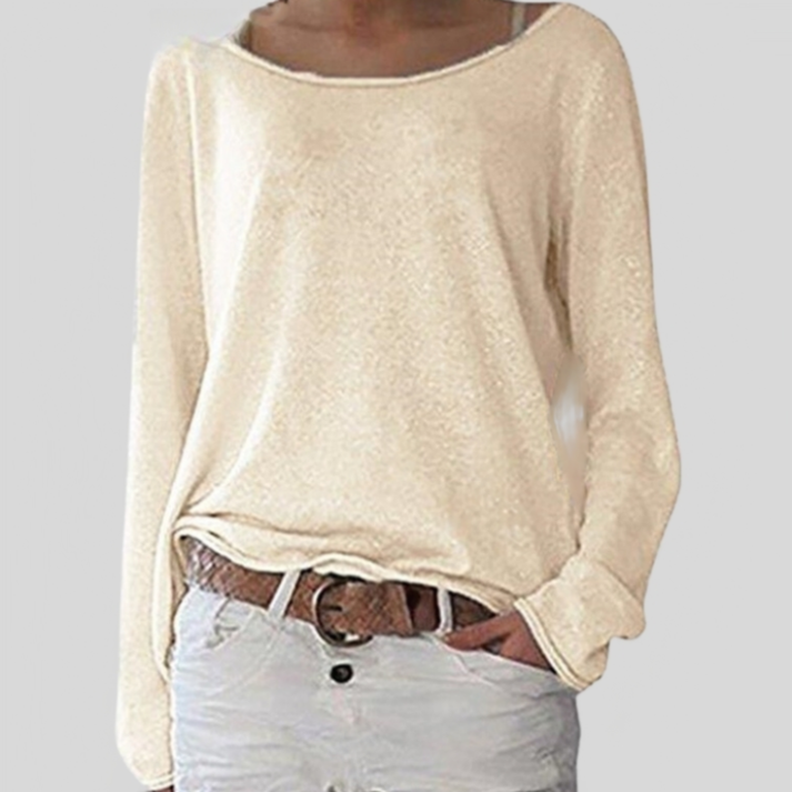 Demi Refined Boat Neck Top