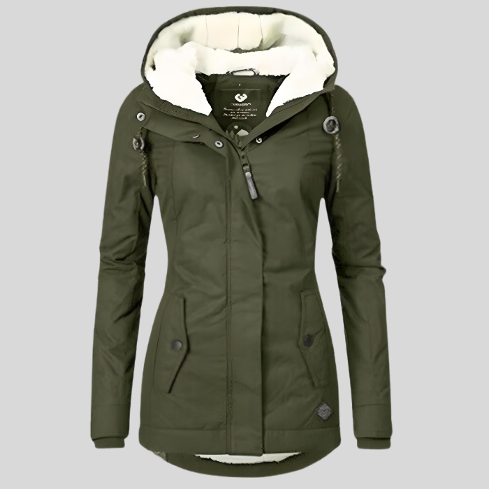 Waterproof Insulated Hooded Winter Coat for Women 4