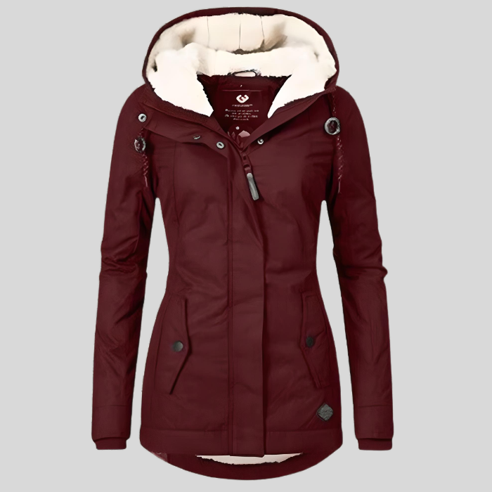 Waterproof Insulated Hooded Winter Coat for Women 5