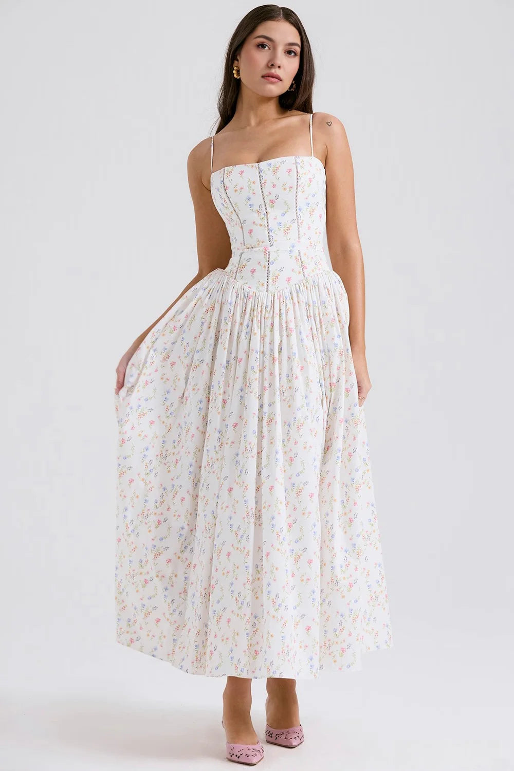 Gisèle Women’s Maxi Dress | Shaping Effect | Floral Print