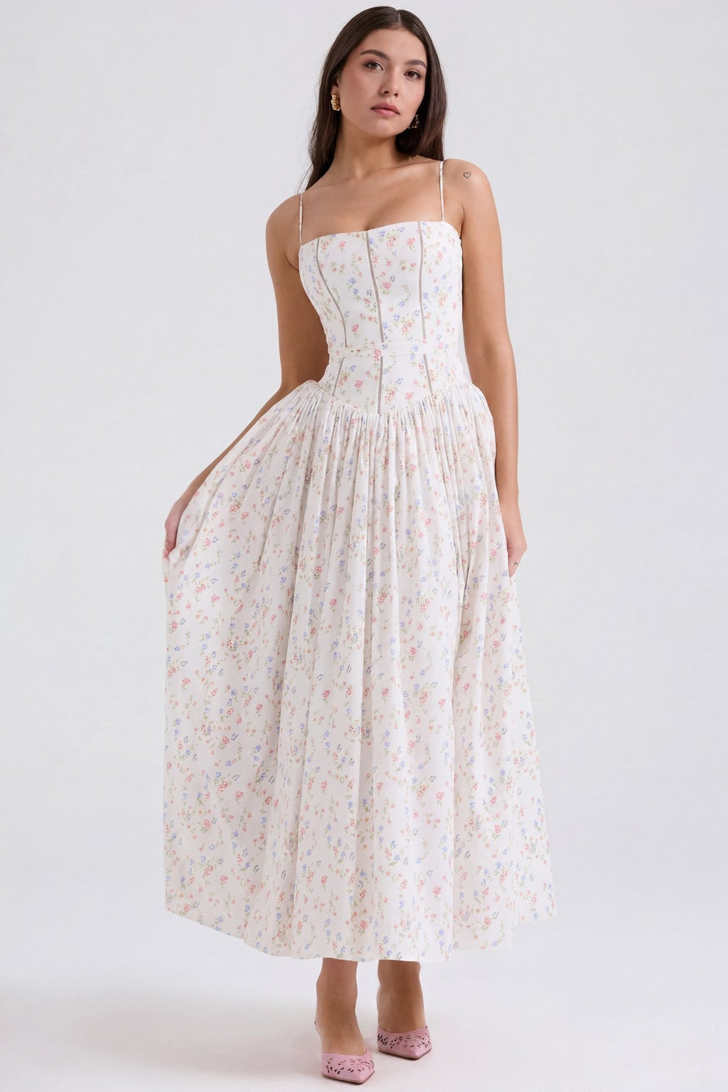 Gisèle Women’s Maxi Dress | Shaping Effect | Floral Print