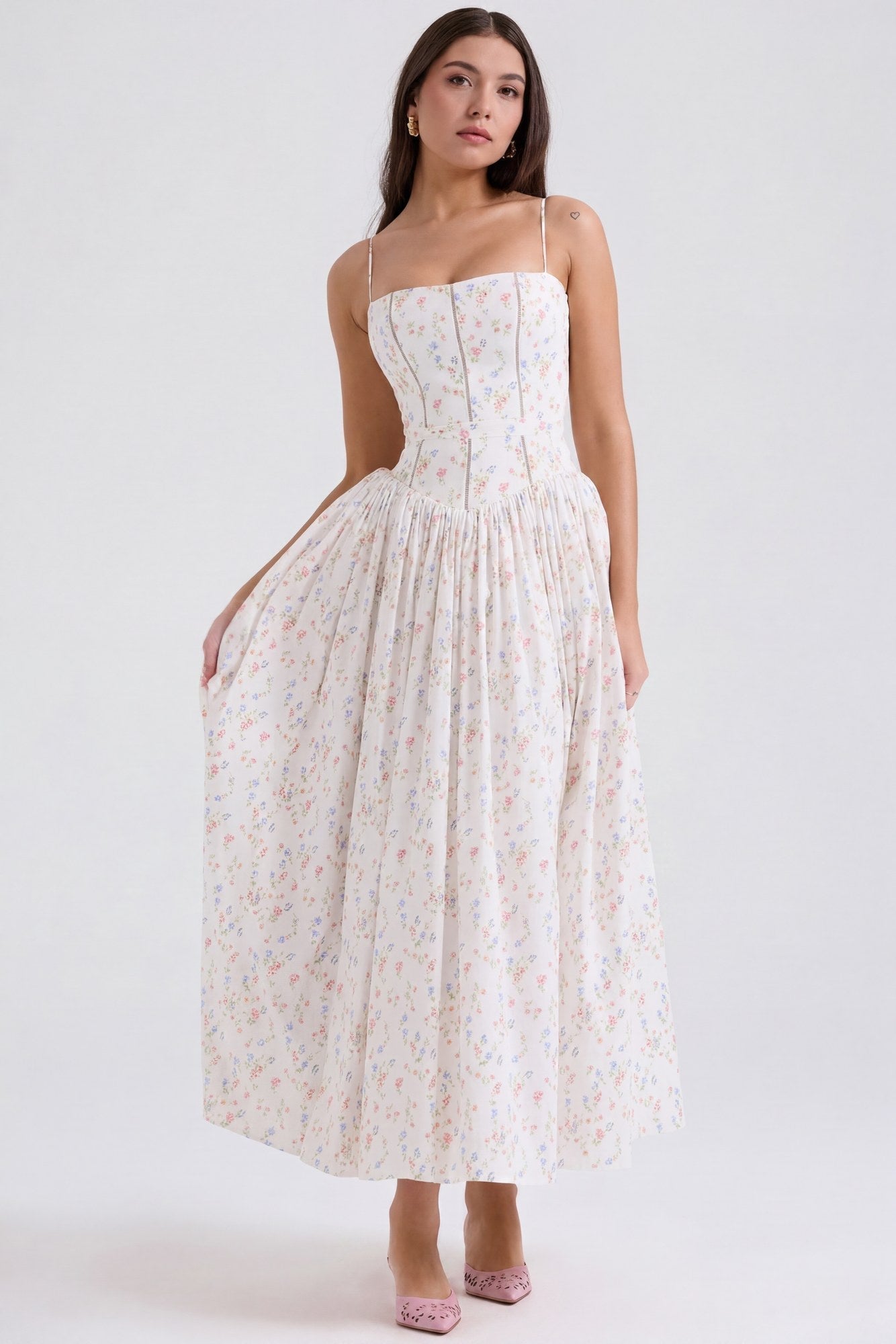 Gisèle Women’s Maxi Dress | Shaping Effect | Floral Print