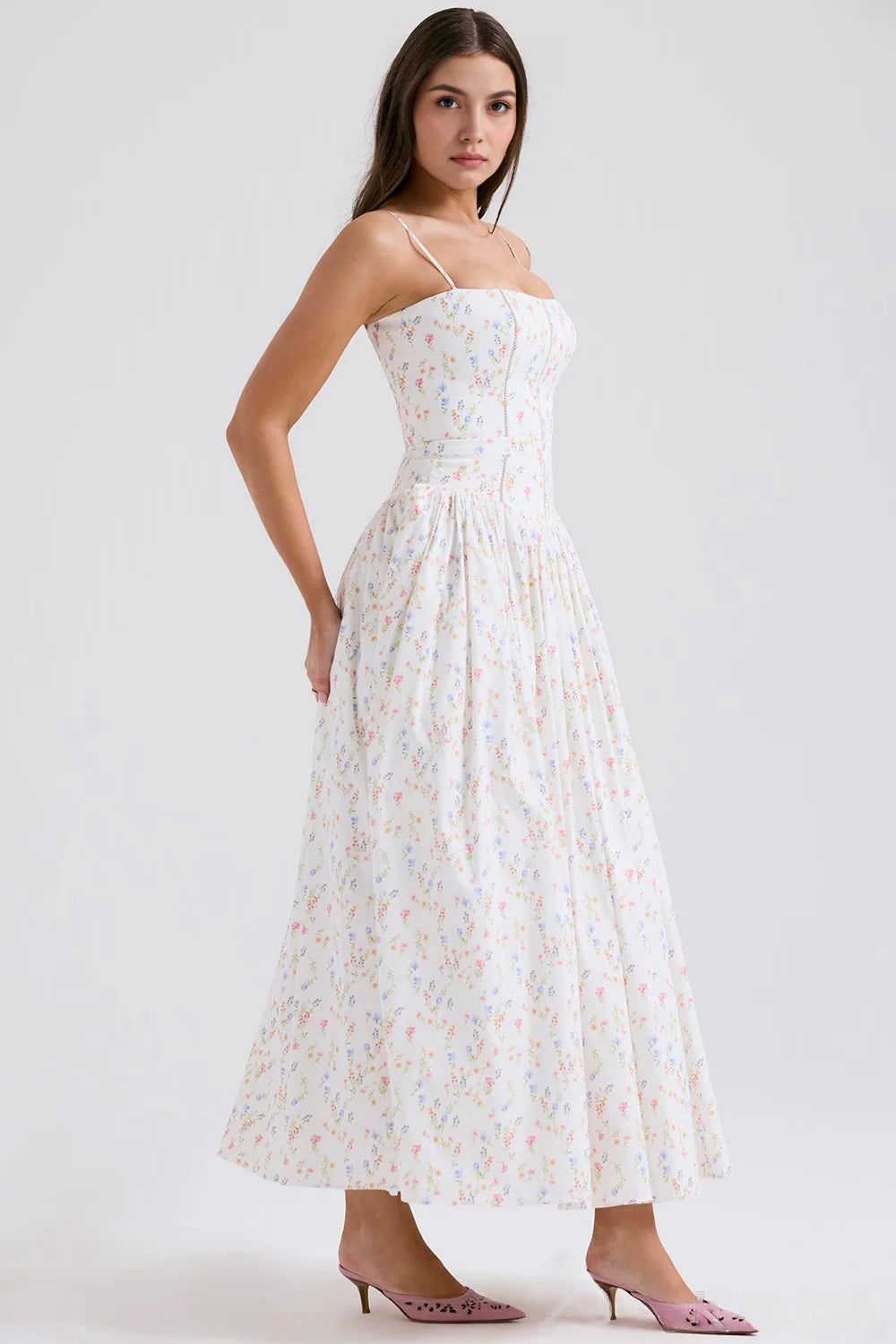 Gisèle Women’s Maxi Dress | Shaping Effect | Floral Print