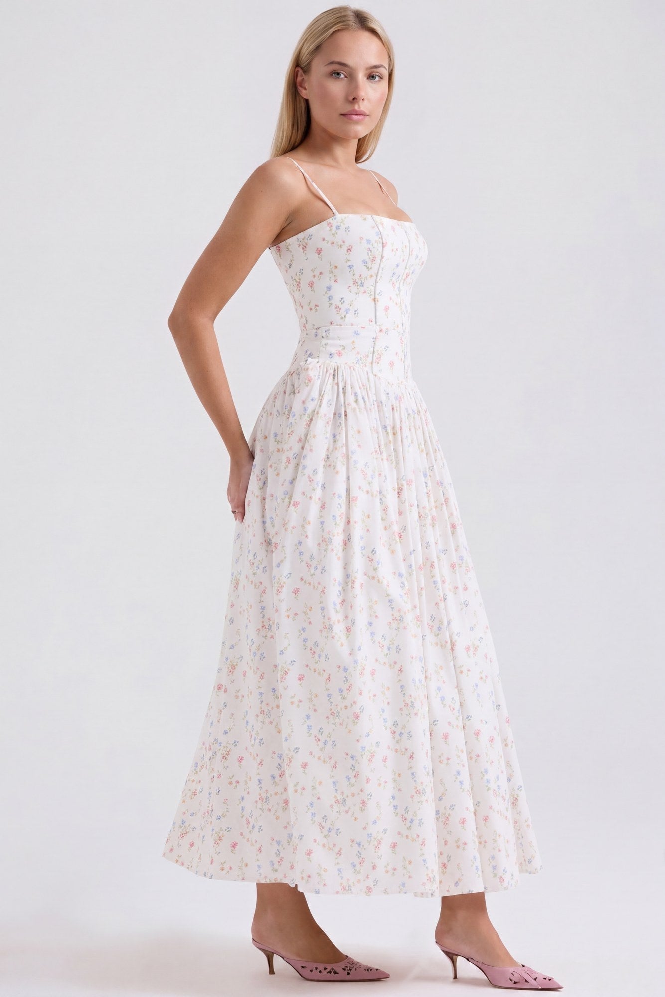 Gisèle Women’s Maxi Dress | Shaping Effect | Floral Print