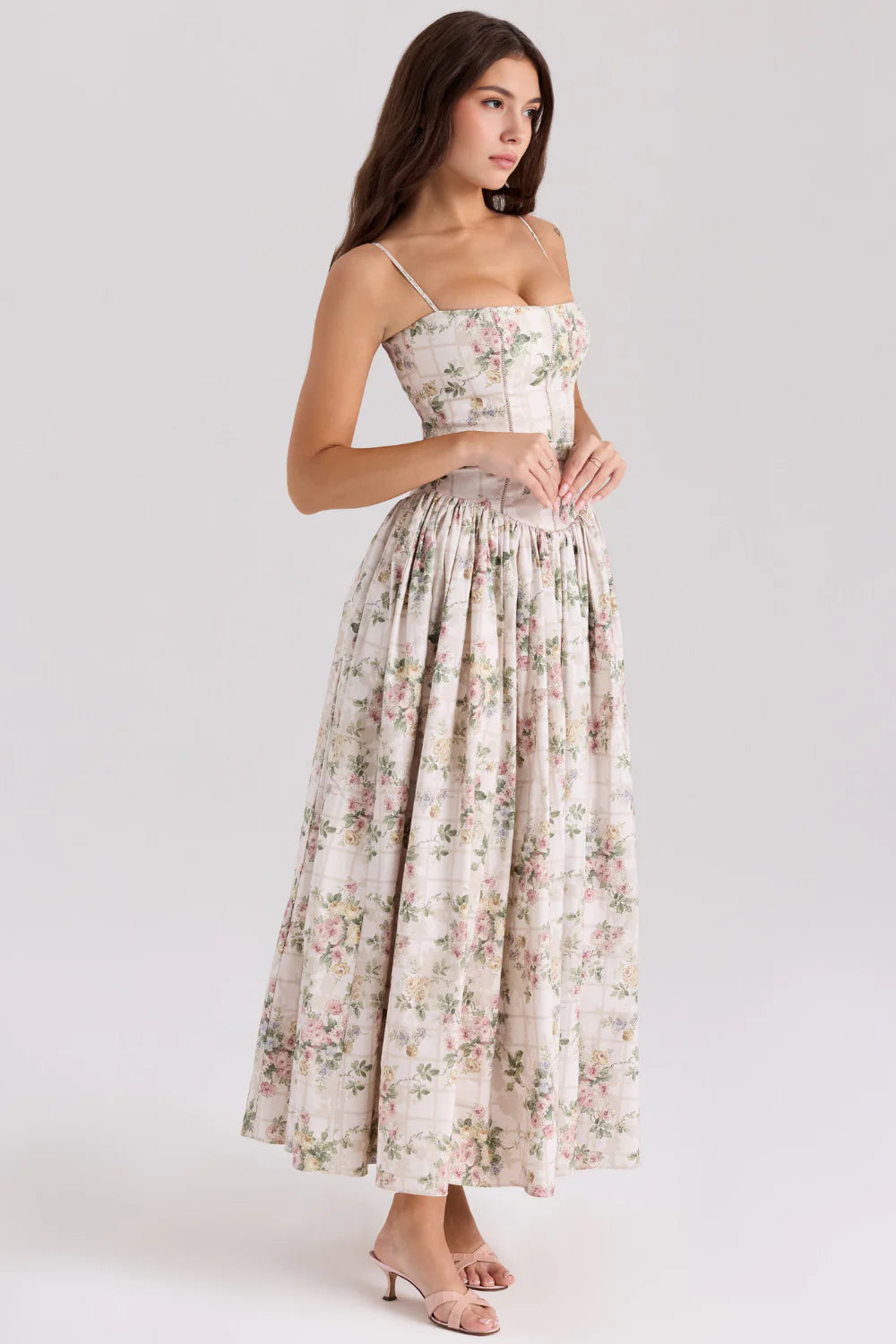 Gisèle Women’s Maxi Dress | Shaping Effect | Floral Print