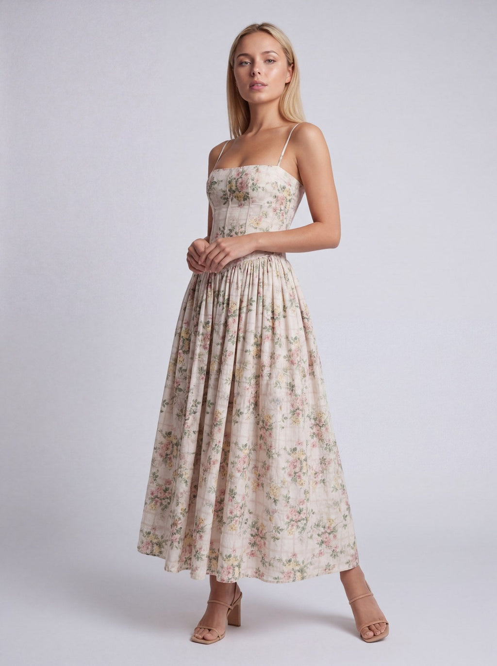 Gisèle Women’s Maxi Dress | Shaping Effect | Floral Print