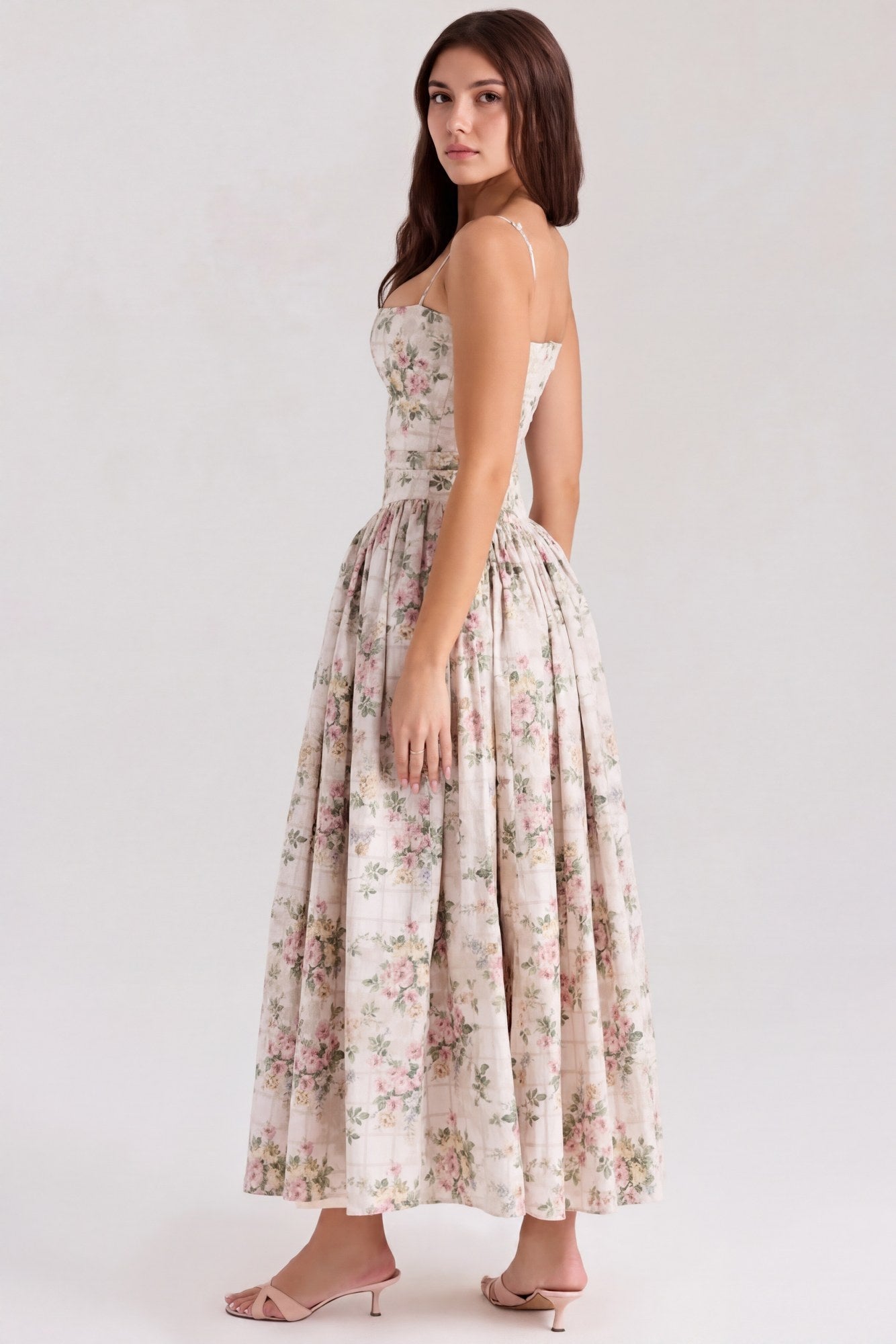 Gisèle Women’s Maxi Dress | Shaping Effect | Floral Print