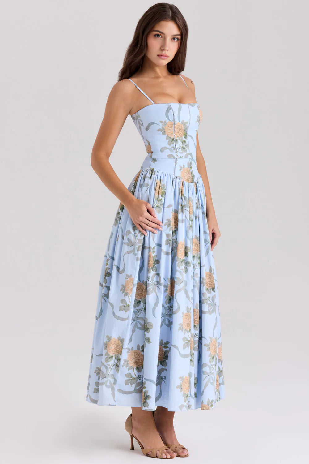 Gisèle Women’s Maxi Dress | Shaping Effect | Floral Print