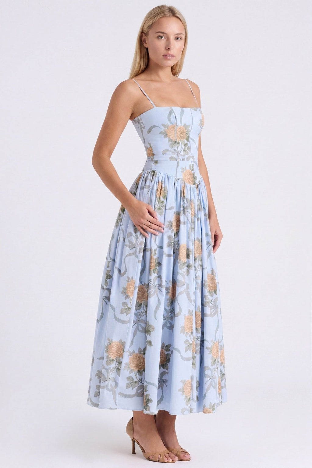 Gisèle Women’s Maxi Dress | Shaping Effect | Floral Print