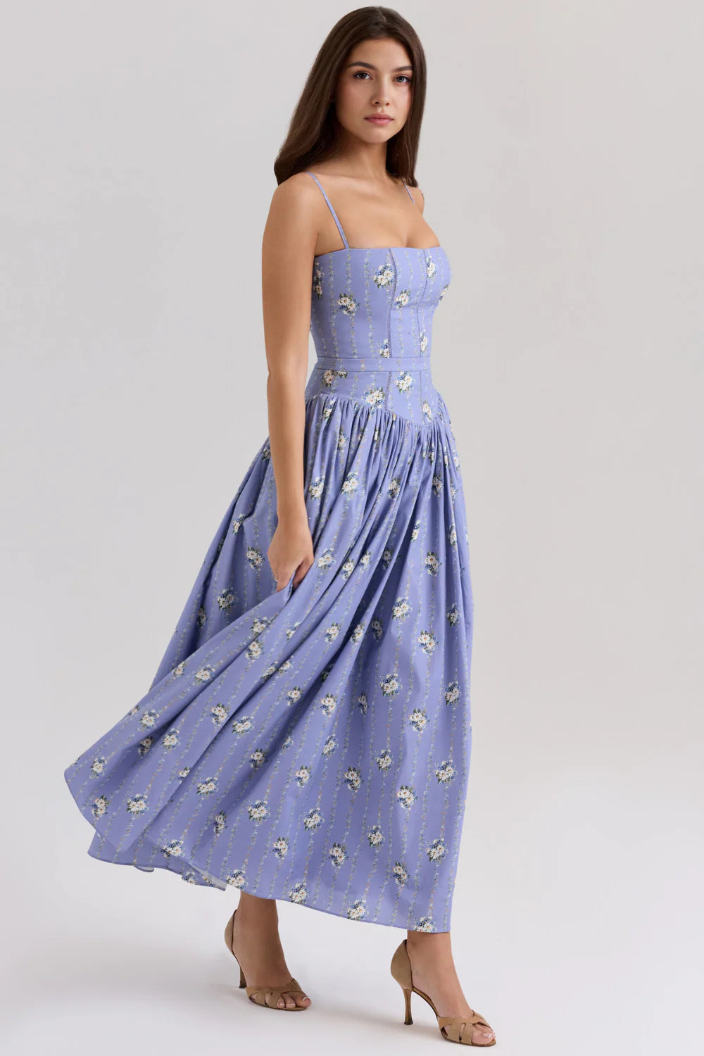 Gisèle Women’s Maxi Dress | Shaping Effect | Floral Print
