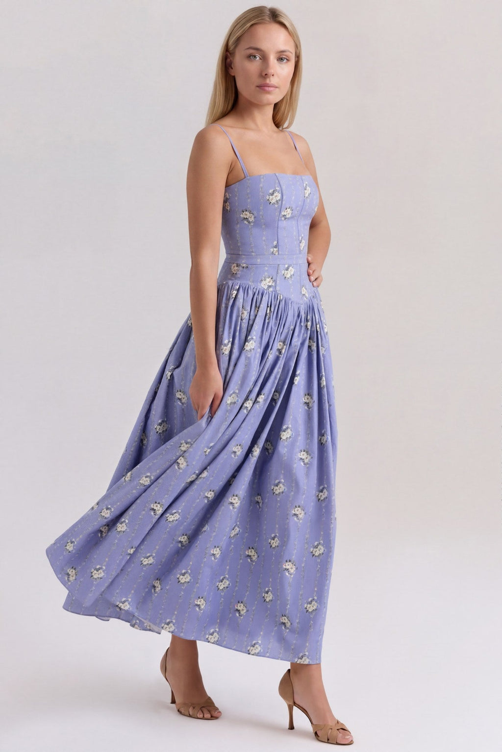 Gisèle Women’s Maxi Dress | Shaping Effect | Floral Print