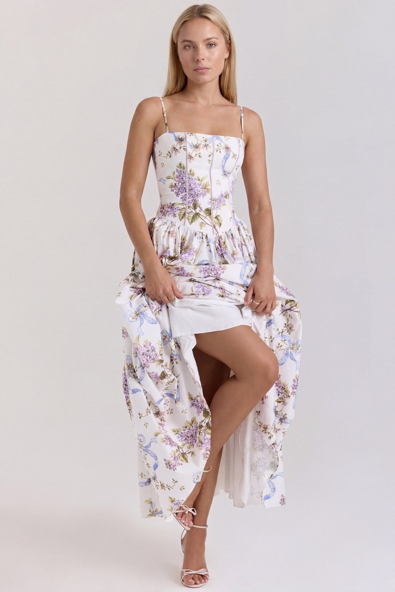 Gisèle Women’s Maxi Dress | Shaping Effect | Floral Print
