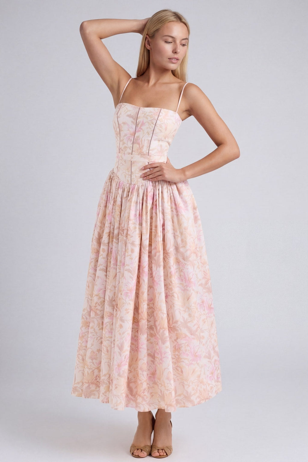 Gisèle Women’s Maxi Dress | Shaping Effect | Floral Print