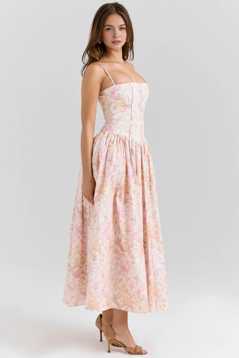 Gisèle Women’s Maxi Dress | Shaping Effect | Floral Print