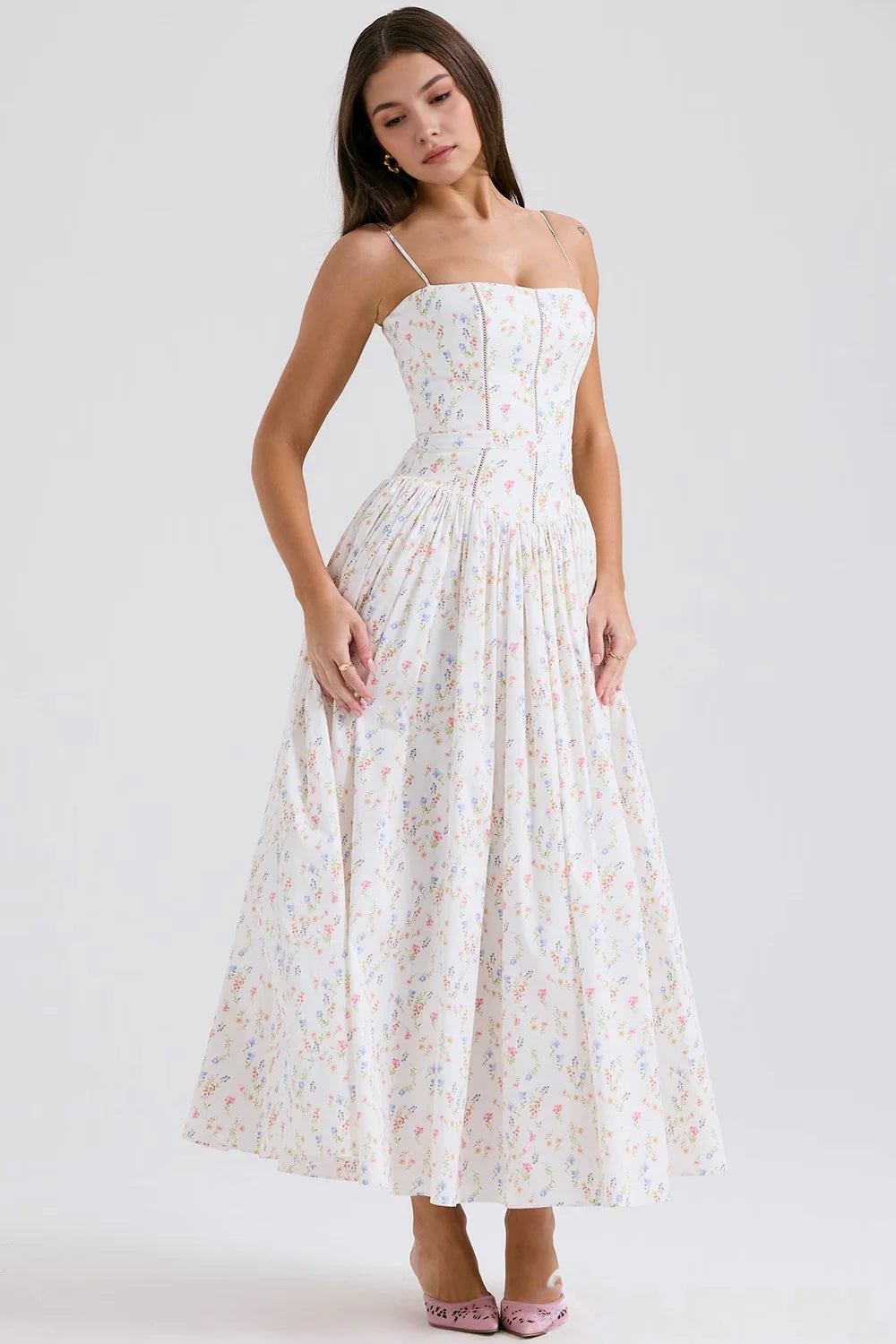 Gisèle Women’s Maxi Dress | Shaping Effect | Floral Print