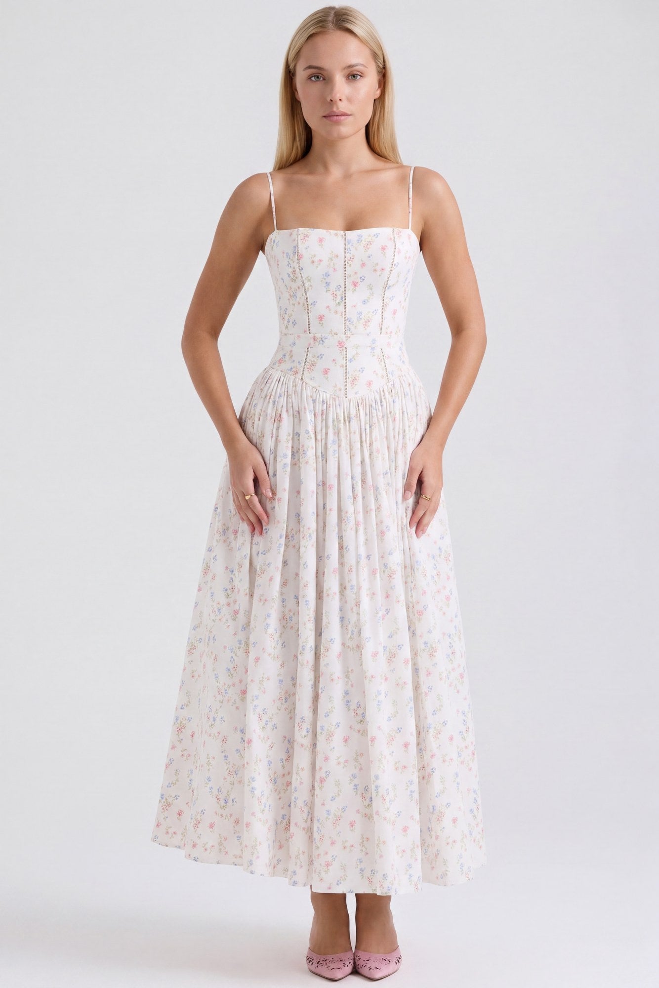 Gisèle Women’s Maxi Dress | Shaping Effect | Floral Print