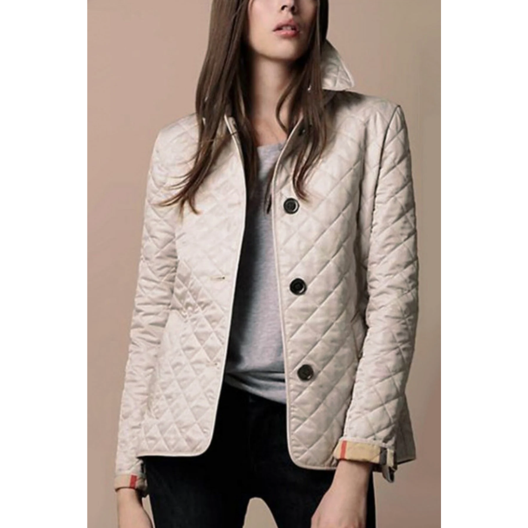 Women's Quilted Jacket with Structured Fit for Everyday Wear 3