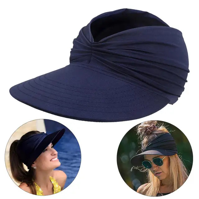 Women’s Beach Hat – Wide Visor Foldable Sun Hat