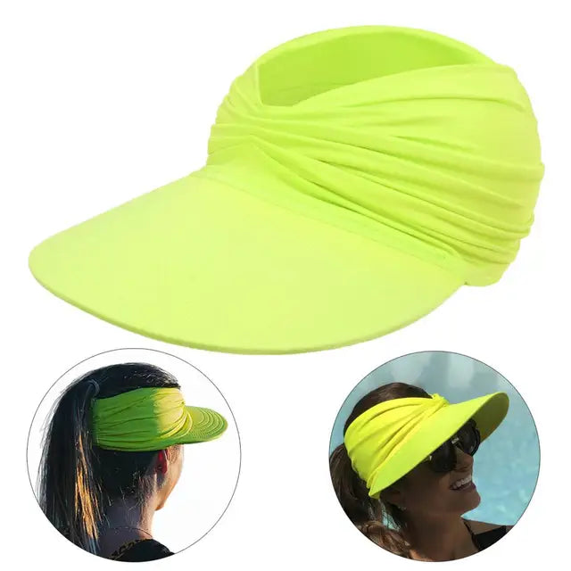 Women’s Beach Hat – Wide Visor Foldable Sun Hat