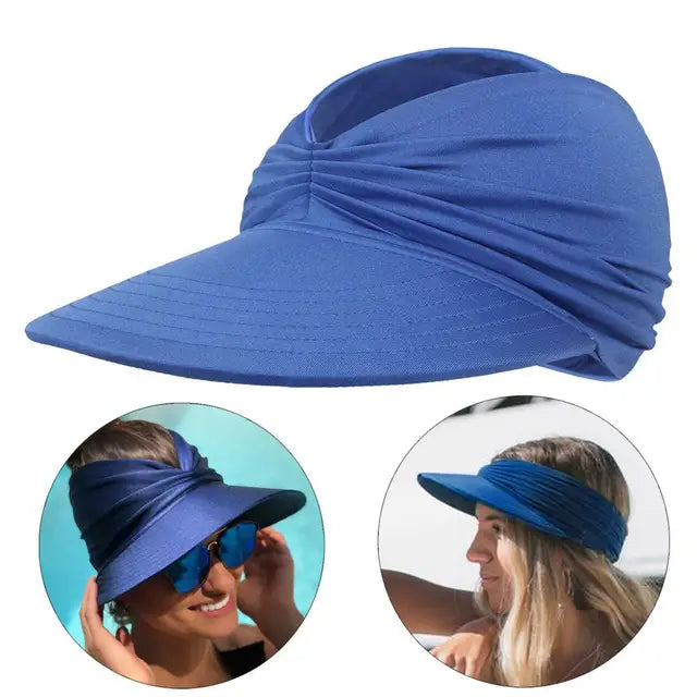 Women’s Beach Hat – Wide Visor Foldable Sun Hat