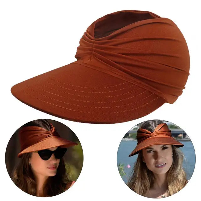 Women’s Beach Hat – Wide Visor Foldable Sun Hat