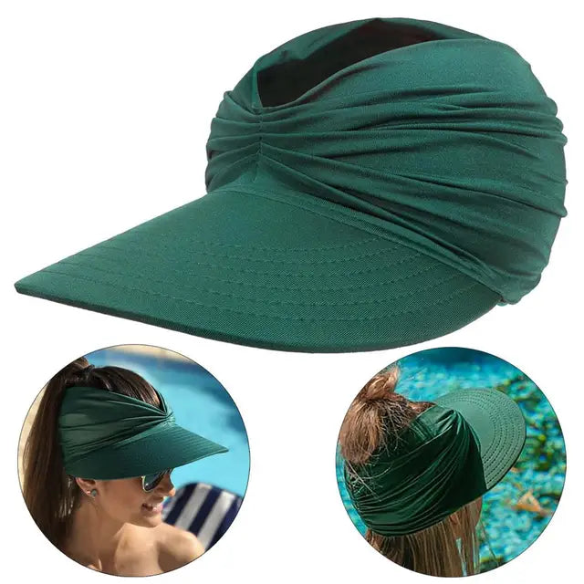 Women’s Beach Hat – Wide Visor Foldable Sun Hat