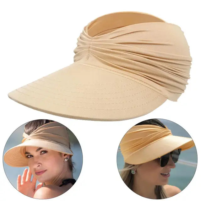 Women’s Beach Hat – Wide Visor Foldable Sun Hat