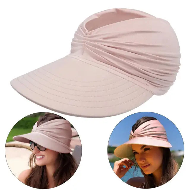 Women’s Beach Hat – Wide Visor Foldable Sun Hat