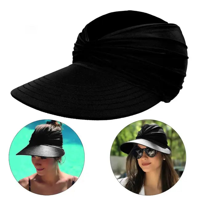 Women’s Beach Hat – Wide Visor Foldable Sun Hat