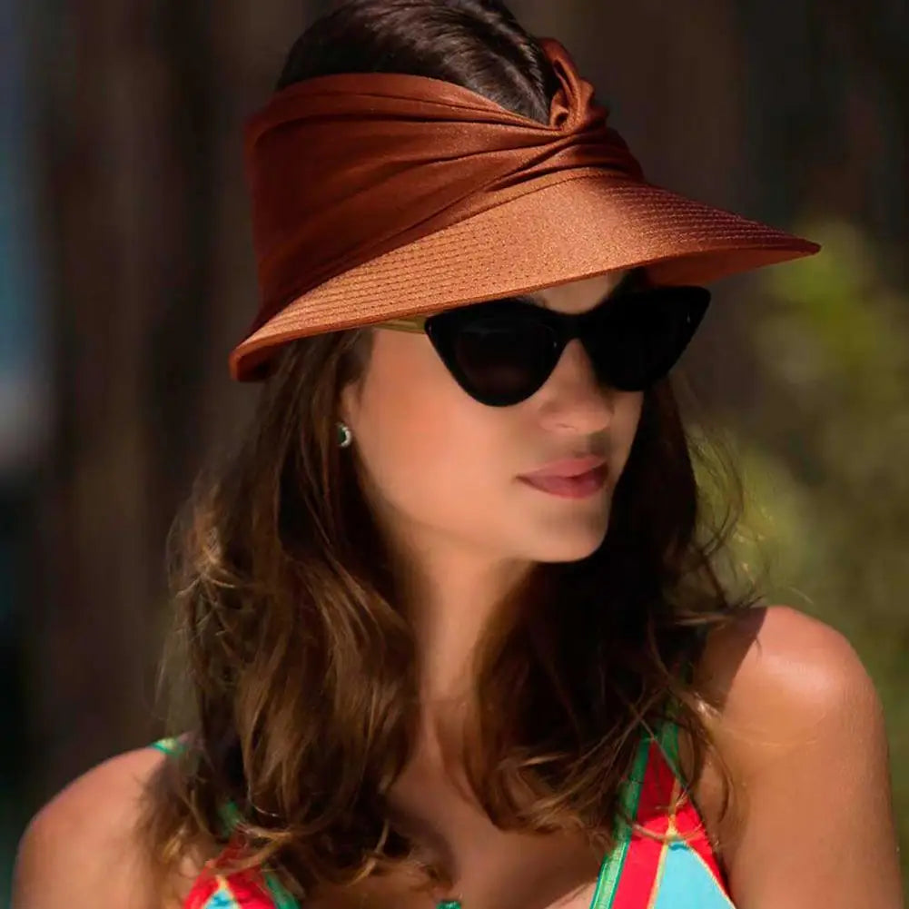 Women’s Beach Hat – Wide Visor Foldable Sun Hat