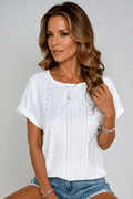 Pearl Relaxed Round-Neck Top