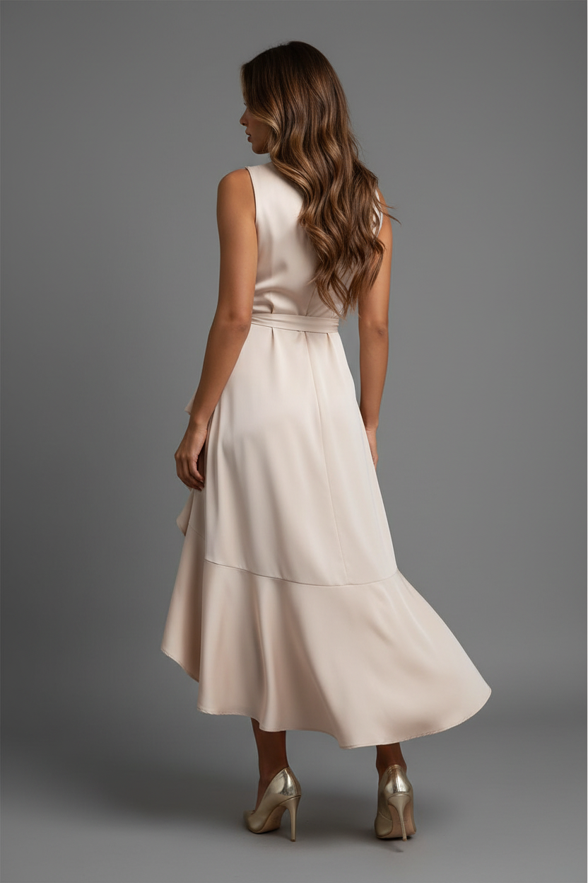 Jina Dress | Wrap V-Neck Dress