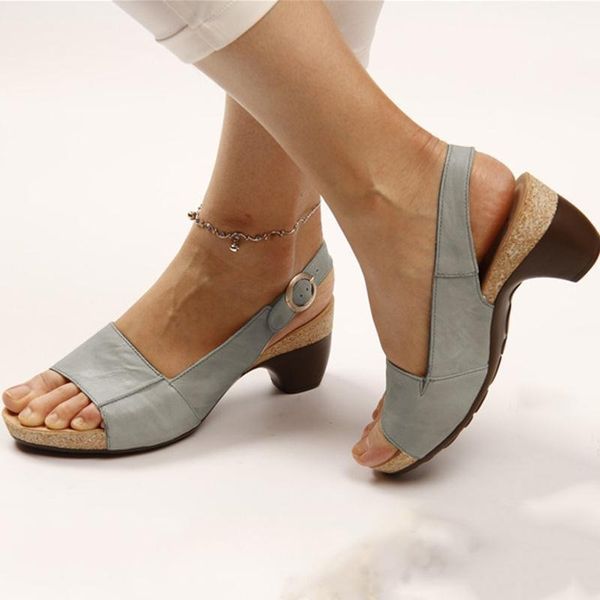 Adrianna Comfortable Block Heel Sandals