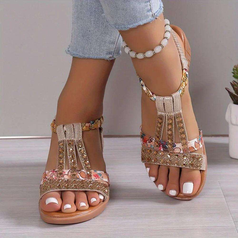 Anastasia Comfortable Block Heel Sandals