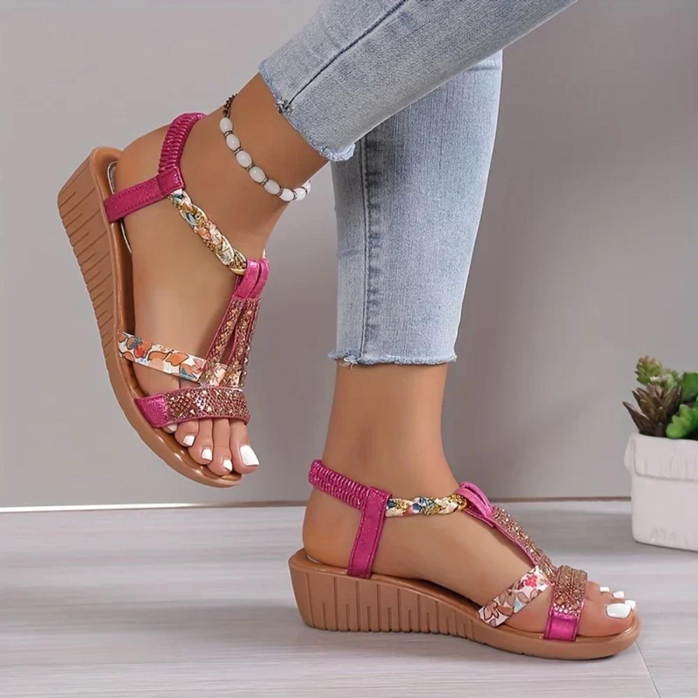 Anastasia Comfortable Block Heel Sandals