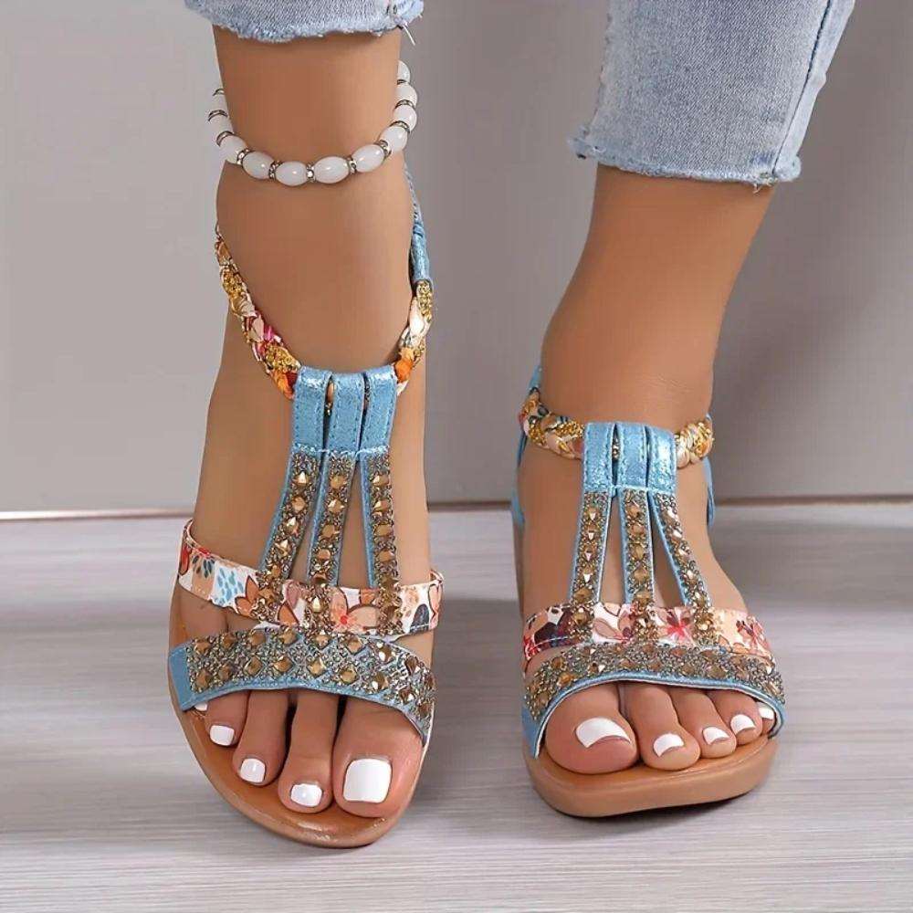 Anastasia Comfortable Block Heel Sandals
