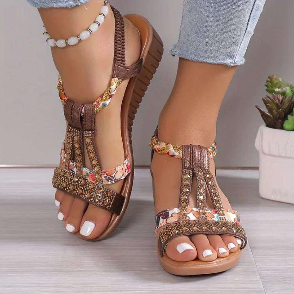 Anastasia Comfortable Block Heel Sandals