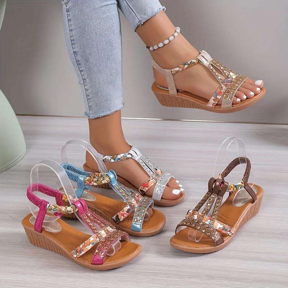 Anastasia Comfortable Block Heel Sandals