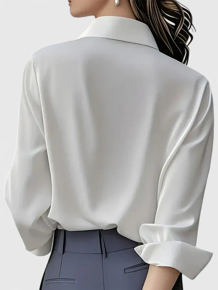 Melvaya Relaxed Top with Button Details
