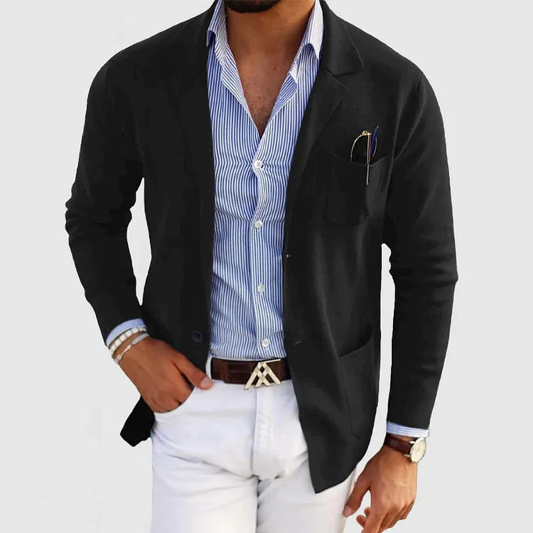 Dan | Stylish Men’s Blazer with Casual Flap Pockets