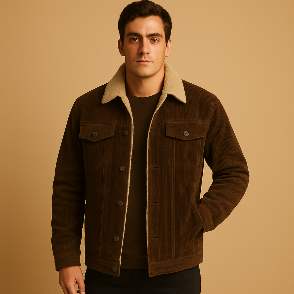 Corduroy Jacket with Modern Fit