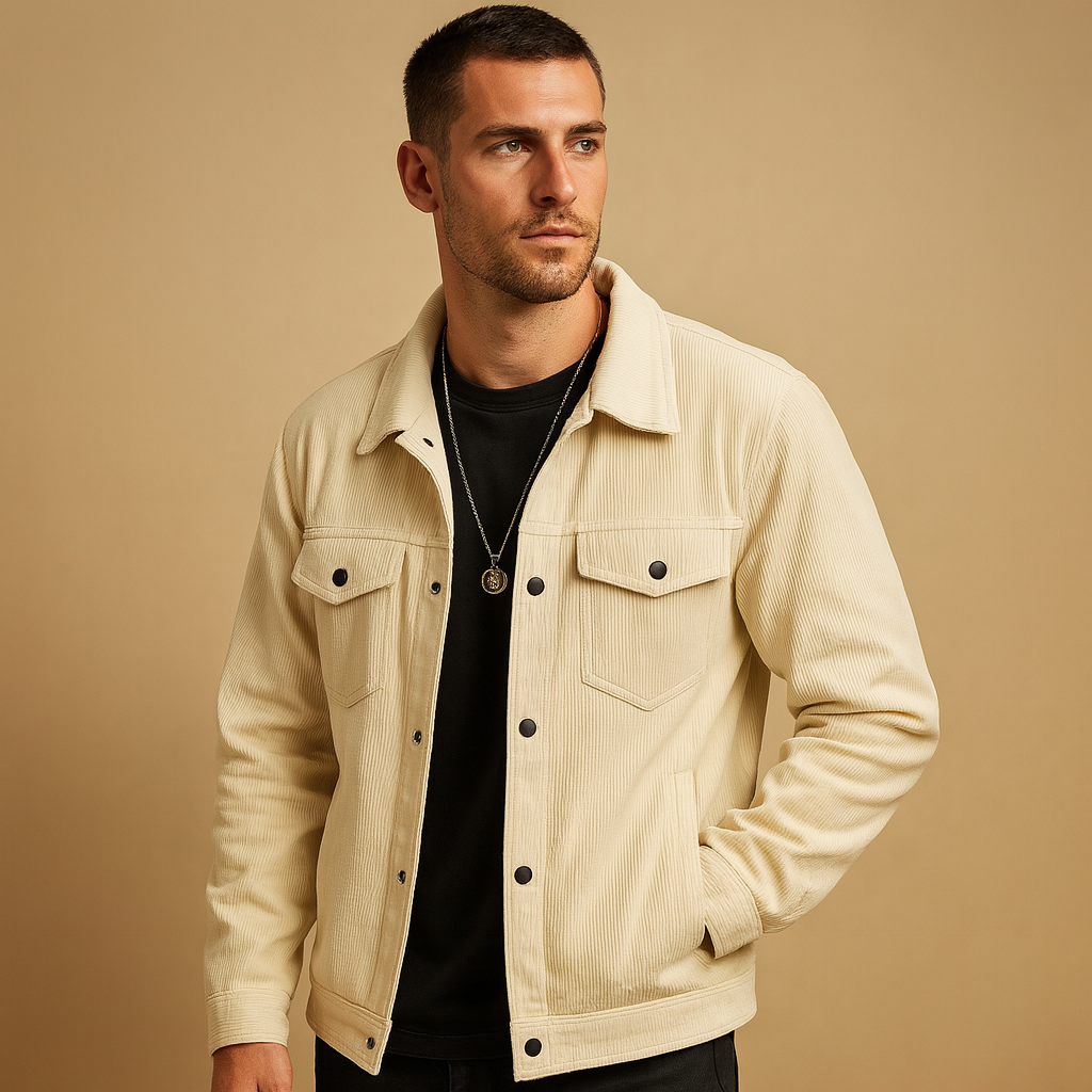 Relaxed Fit Corduroy Jacket
