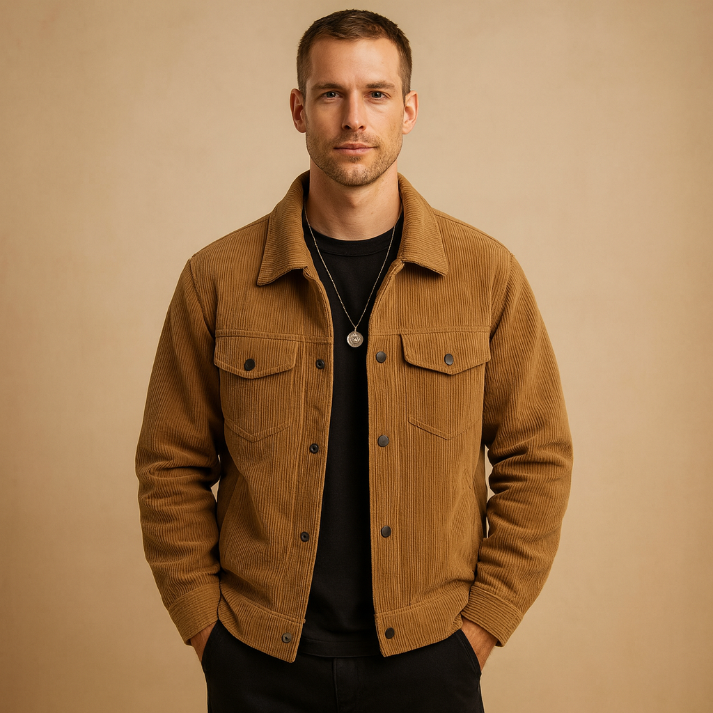 Relaxed Fit Corduroy Jacket