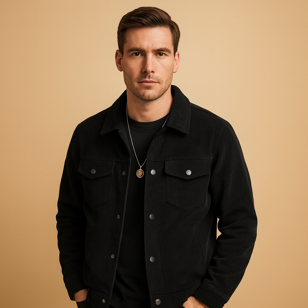 Relaxed Fit Corduroy Jacket