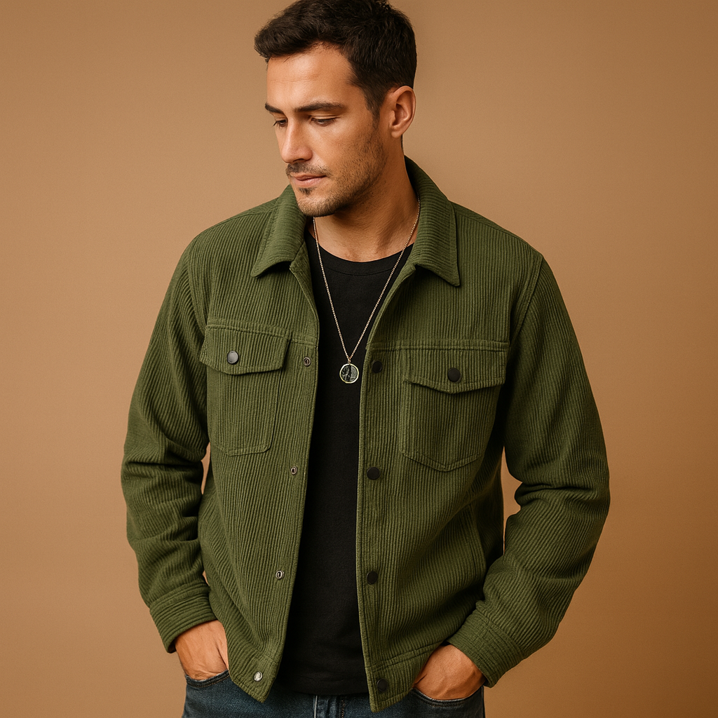 Relaxed Fit Corduroy Jacket