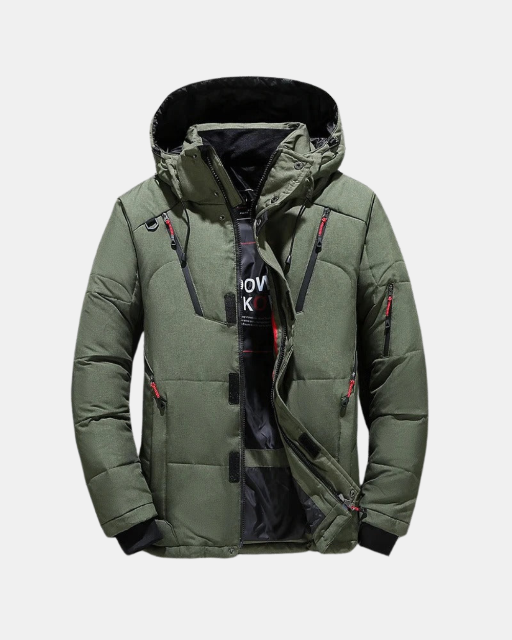 Daan | Men's Tailored Hooded Puffer Winter Jacket