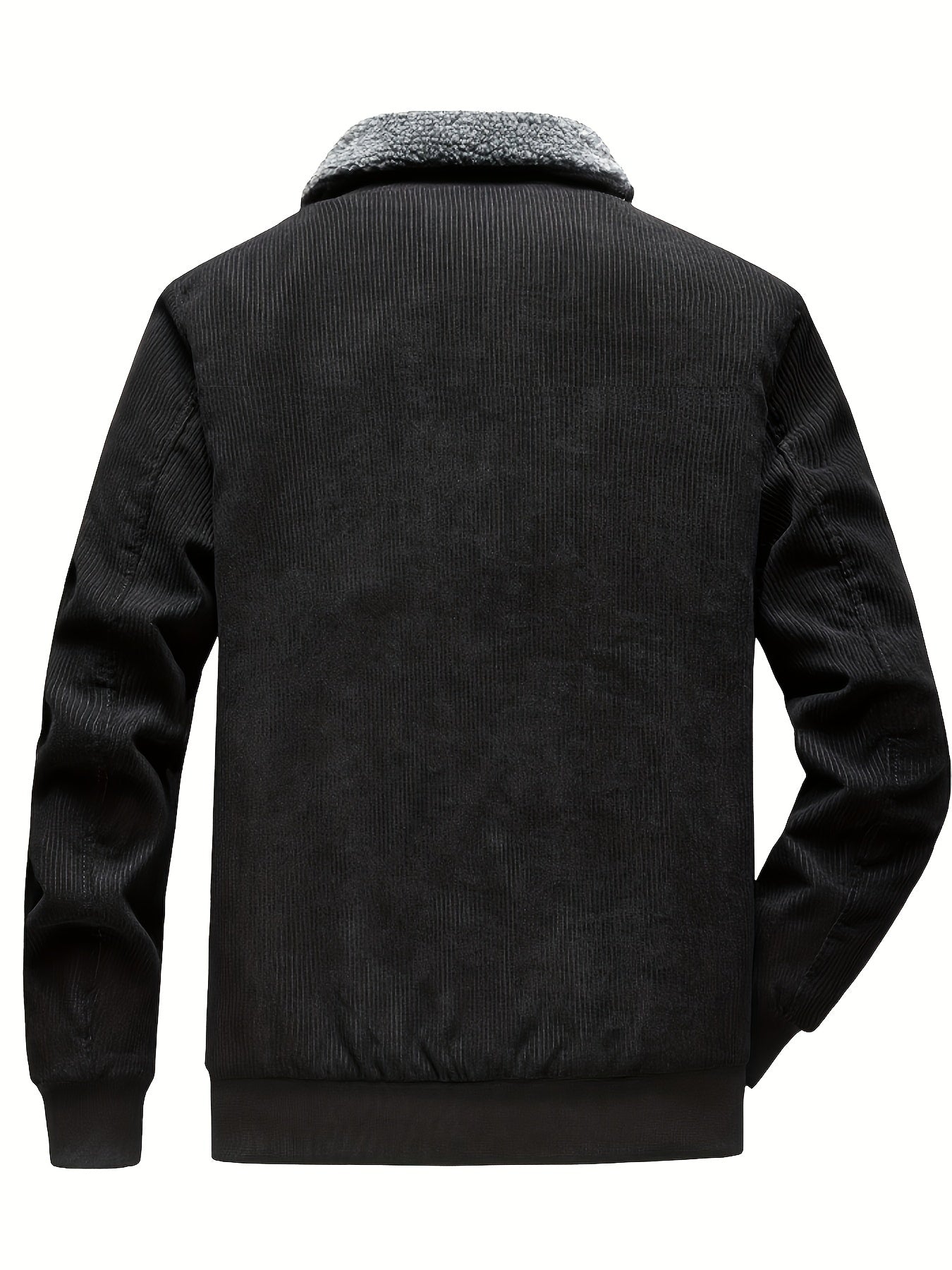 Daan | Men's Corduroy Teddy-Collar Bomber Jacket