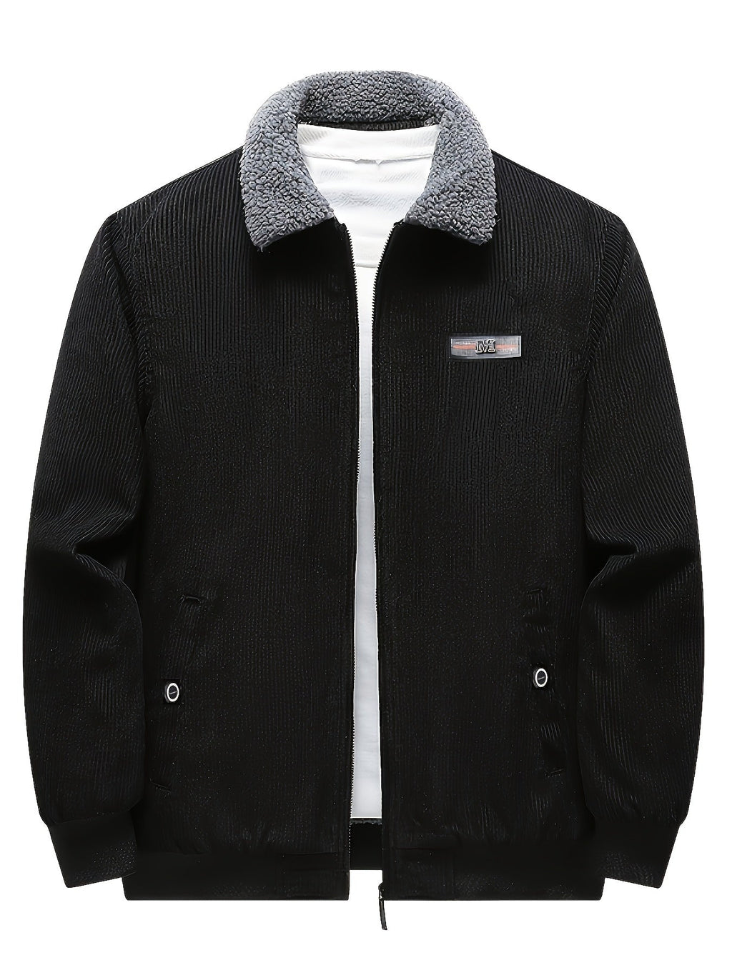 Daan | Men's Corduroy Teddy-Collar Bomber Jacket